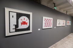 "Invader Space Station" exposition de Invader