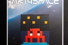 "Invader Space Station" exposition de Invader